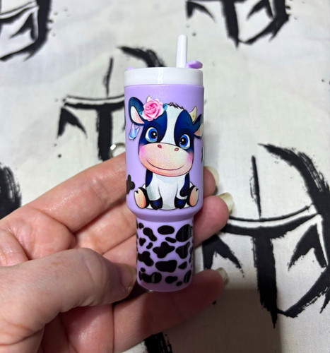 Purple cow animal - purple,