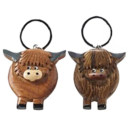 Novelty cute cow keyring - novelty,