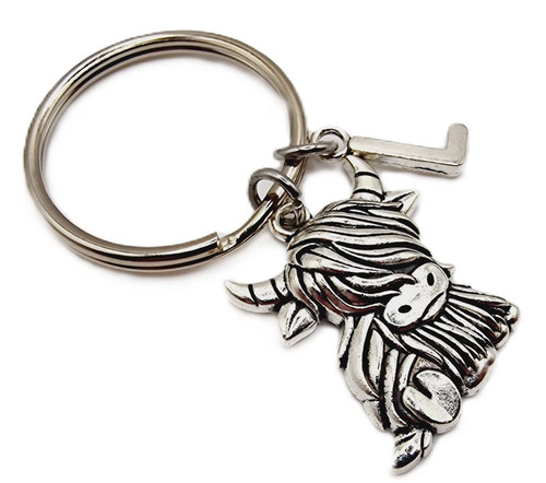 Highland cow keyring - highland,