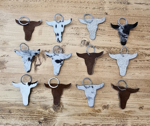 Cow head shaped - cowhide, key