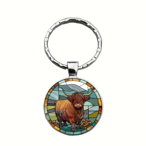 Highland cow mountains - highland,