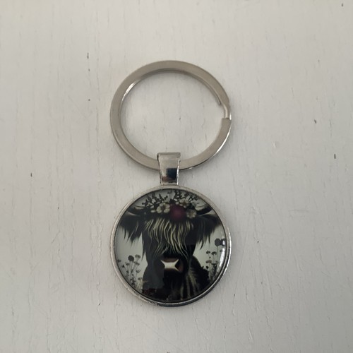 Highland cow key - key, (flower
