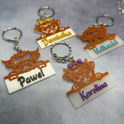 Personalised highland cow - personalised,