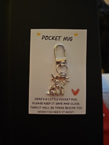 Highland cow pocket hug - highland,
