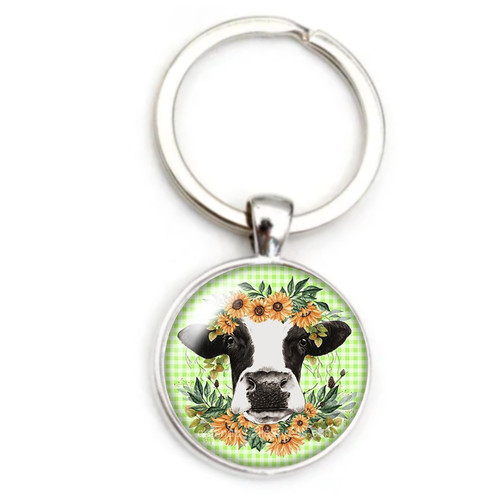 Beautiful cow and flowers - cow,