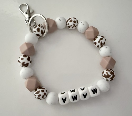 Mama keychain cow print mom - mama,
