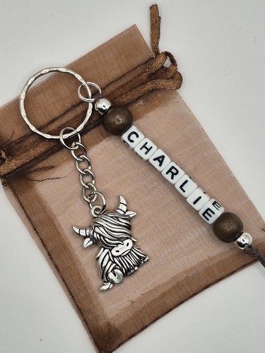 Personalised highland cute cow - personalised,
