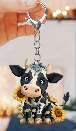 Black white sunflower - black, cow
