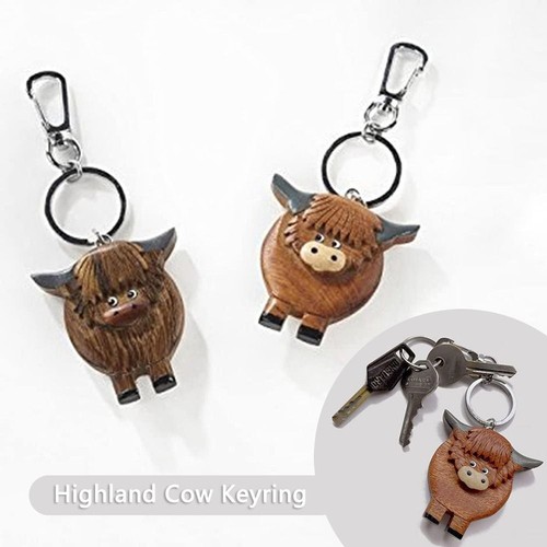 Cow keyring highland - keyring, decor