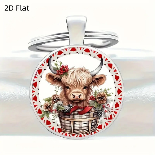 Highland cow christmas - highland,