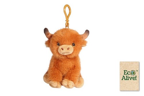 Highland cow keyring ladies - highland,