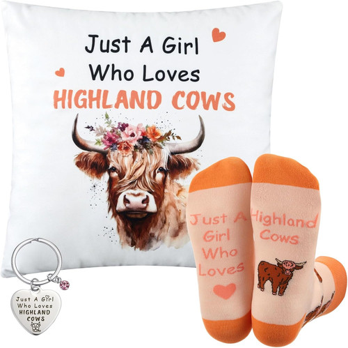 Pcs highland cow gift set - cow,