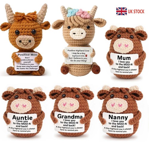 Highland cow handmade - cow, crochet