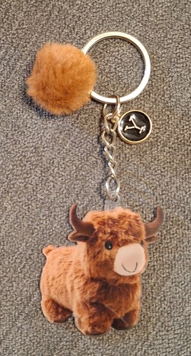 Highland cow acylic - cow,